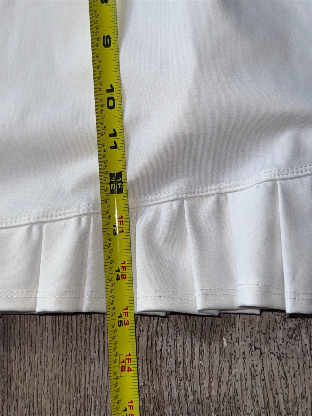 Sigrid Olsen White Pleated-Hem Athletic Skort - Picture 5 of 6
